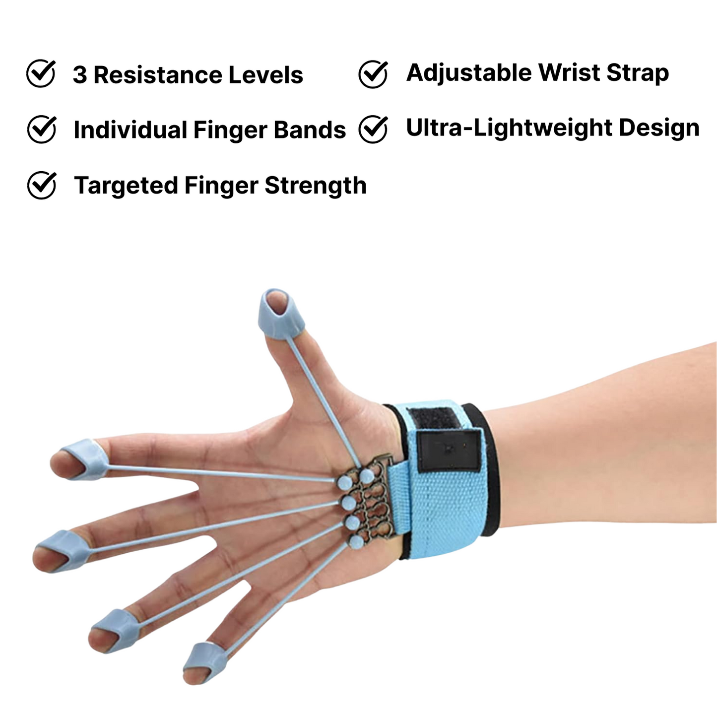 Finger Extensor Trainer with 3 Resistance Levels
