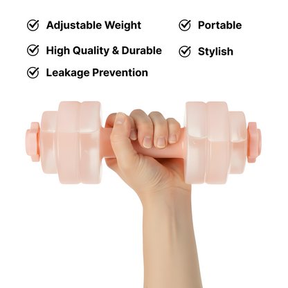 Adjustable Water Dumbbells (1-5kg Per Hand)