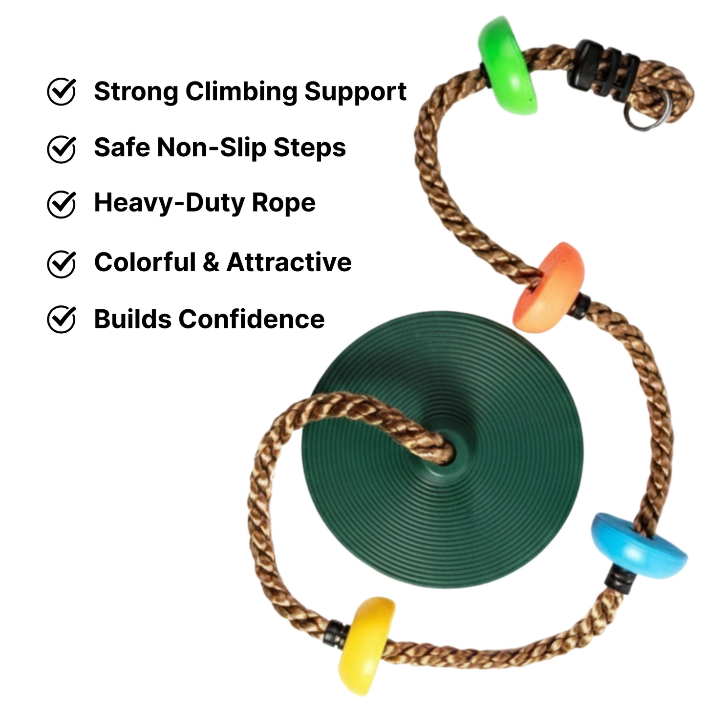 Kids Climbing Rope Swing (200kg Capacity)