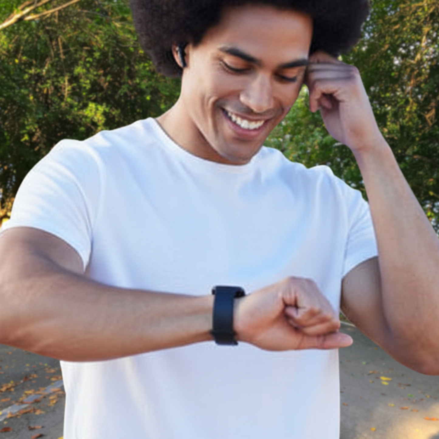DualSync Smart Watch – Fitness Tracker & Earbud Combo