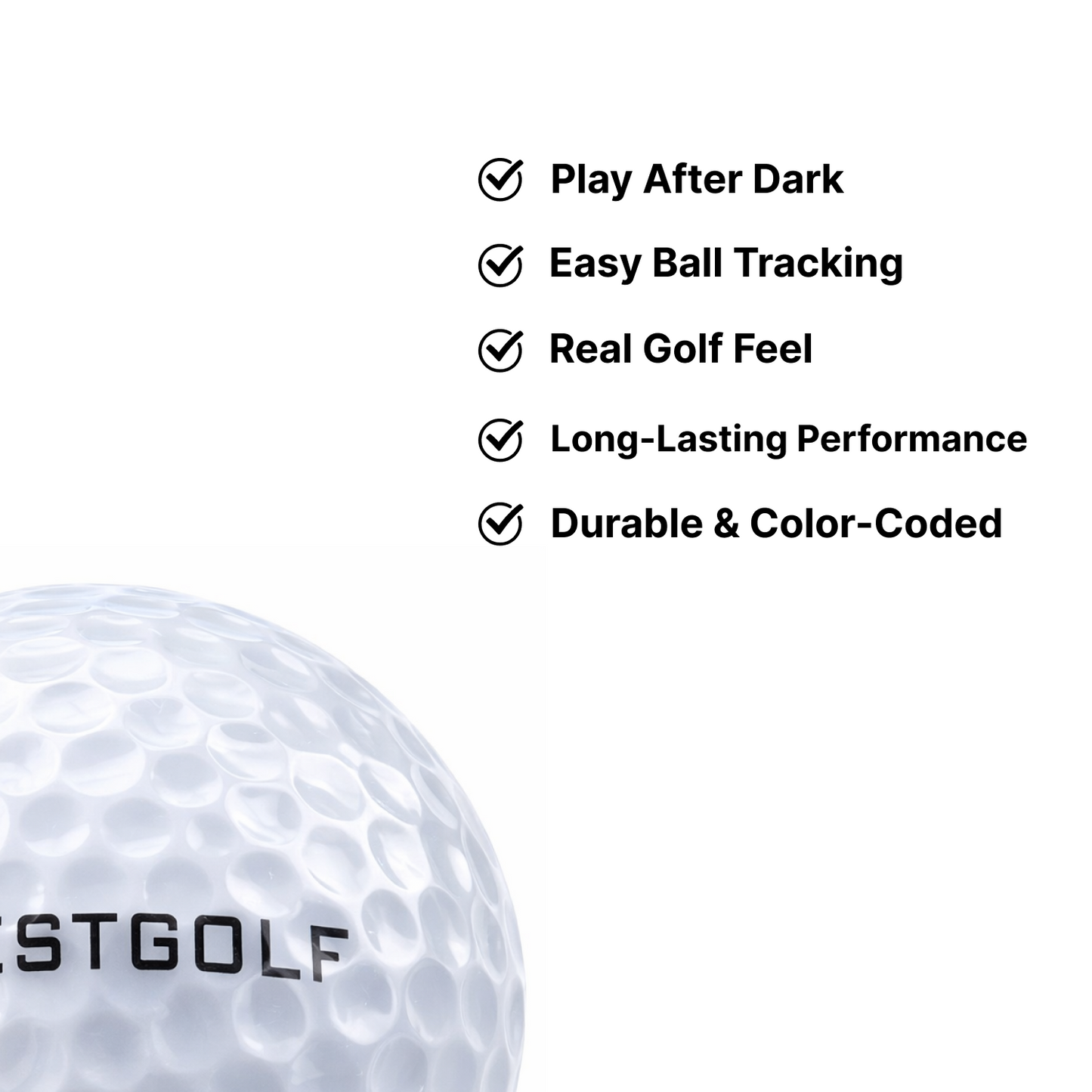GlowShot LED Golf Balls – Light-Up Balls for Night Golf