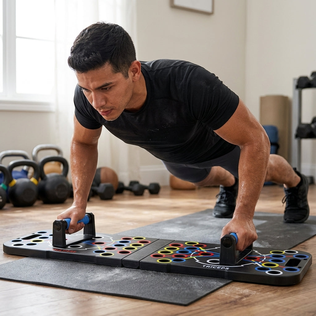 54-Hole Push-Up Board Multi-functional Exercise Board