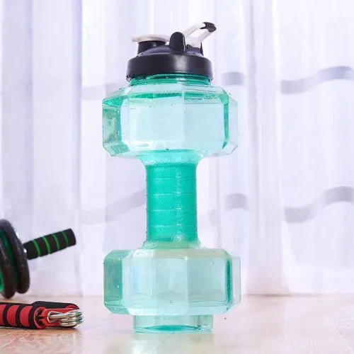 Dumbbell Water Bottle – 2.2L BPA-Free Sports Jug