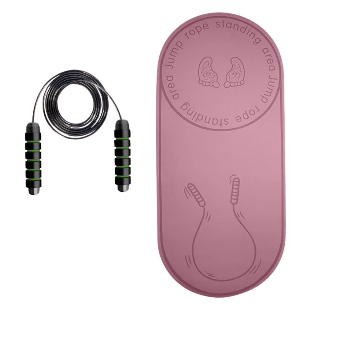 Non-Slip High-Density TPE Yoga Mat + Jump Rope