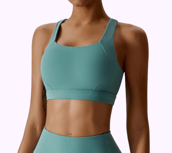 High-Support Sports Bra (Moisture-Wicking) - Bounce Control
