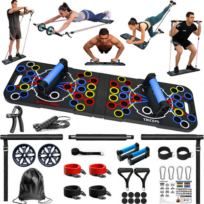 54-Hole Push-Up Board Multi-functional Exercise Board