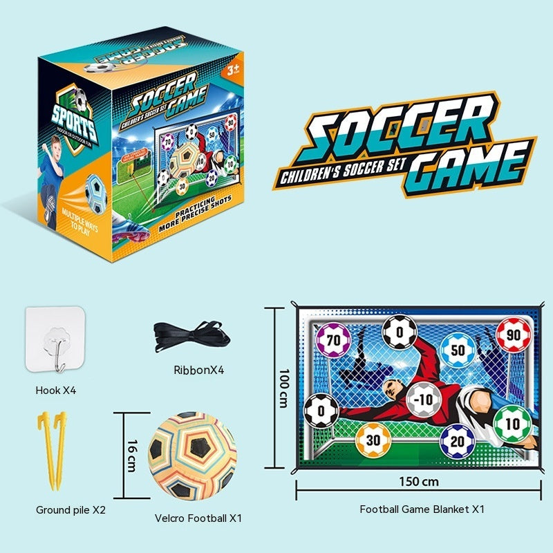 Velcro Soccer Target Game for Kids – Fun Indoor Scoring Practice