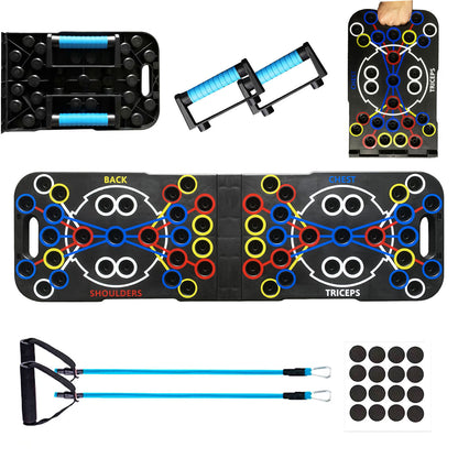 54-Hole Push-Up Board Multi-functional Exercise Board