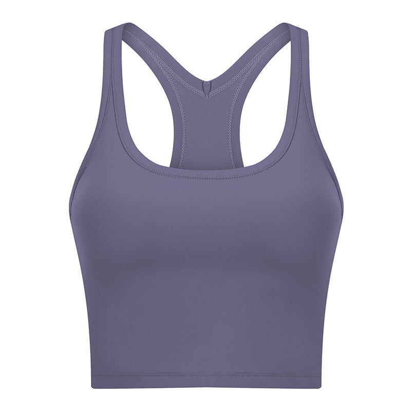 The Anchor Crop: Women's Moisture-Wicking Fitness Tank Top